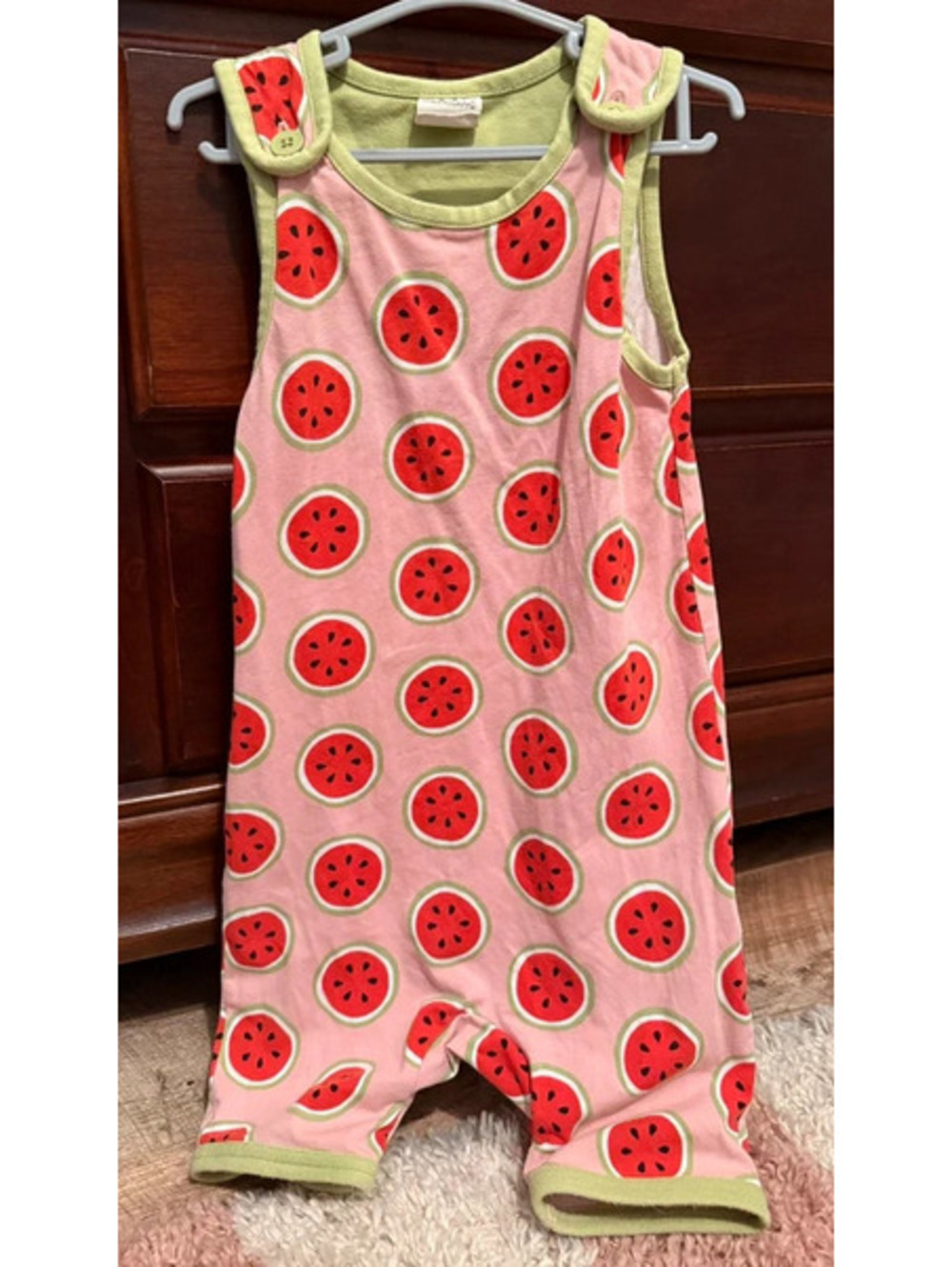 Maxomorra Watermelon Sleeveless Romper